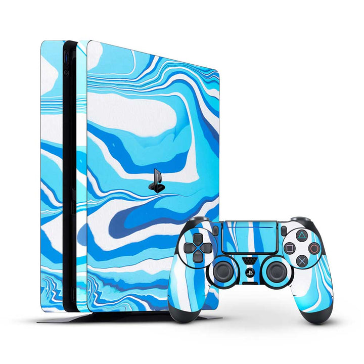 Aqua flow - Sony PS4 Pro Skin