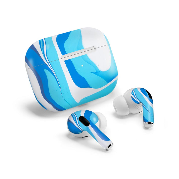 Aqua Flow Airpods Pro 2 skin by sleeky india