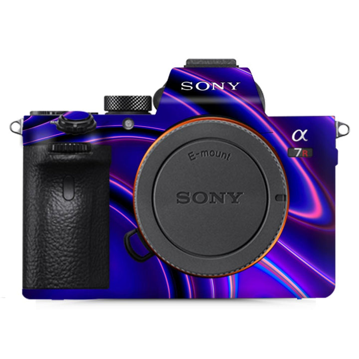 Dark Blue Liquid Marble - Sony Camera Skins