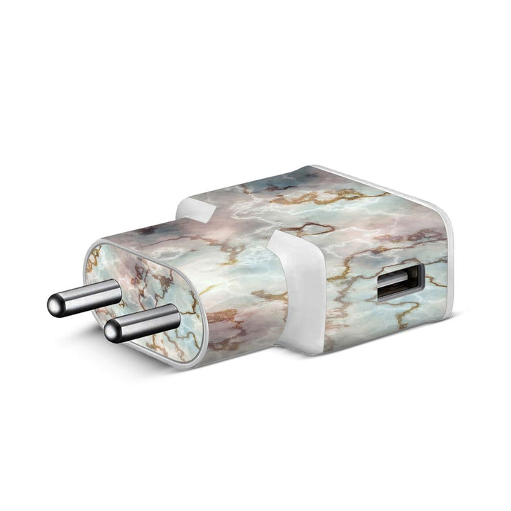 Pastel Liquid Marble - Samsung S8 Charger Skin