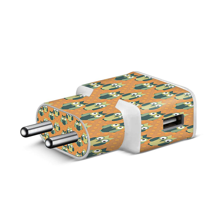 Awkward Owl - Samsung S8 Charger skin by Sleeky India