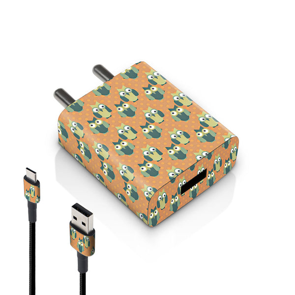 Awkward Owl - MI 10W & 18W Charger Skin by Sleeky India