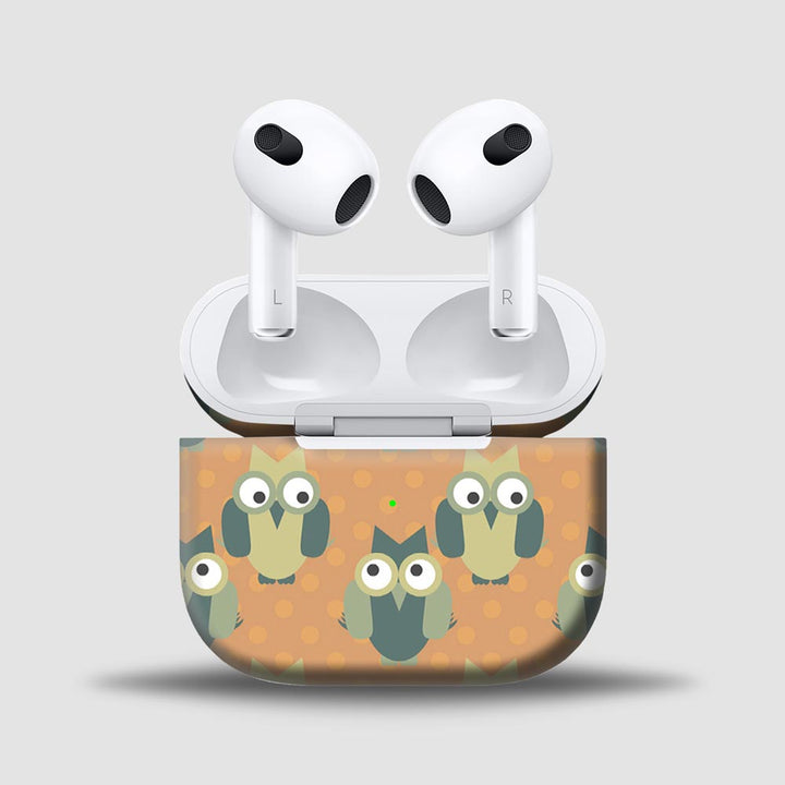 Awkward Owl - Skins for AirPods 3 By Sleeky India