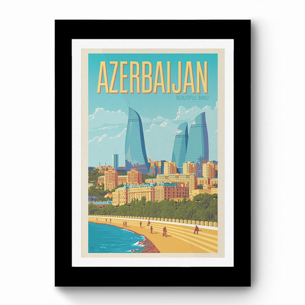 Azerbaijan - Framed Poster
