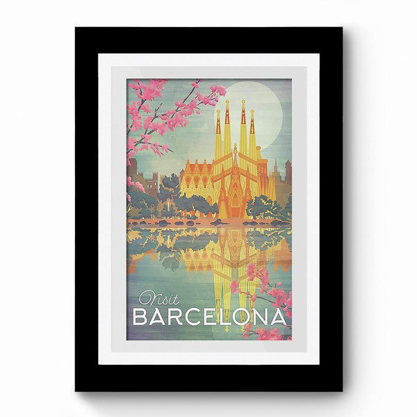 Barcelona - Framed Poster