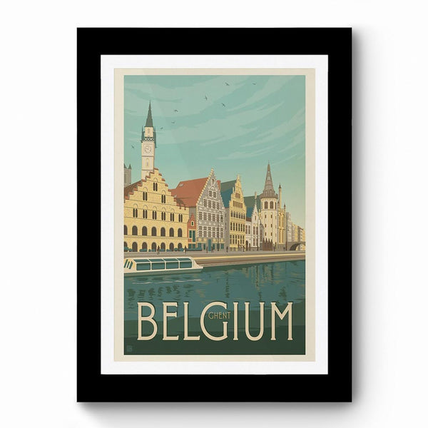 Belgium - Framed Poster