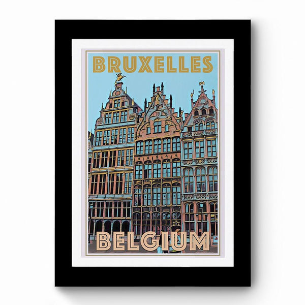 Bruxelles Belgium - Framed Poster