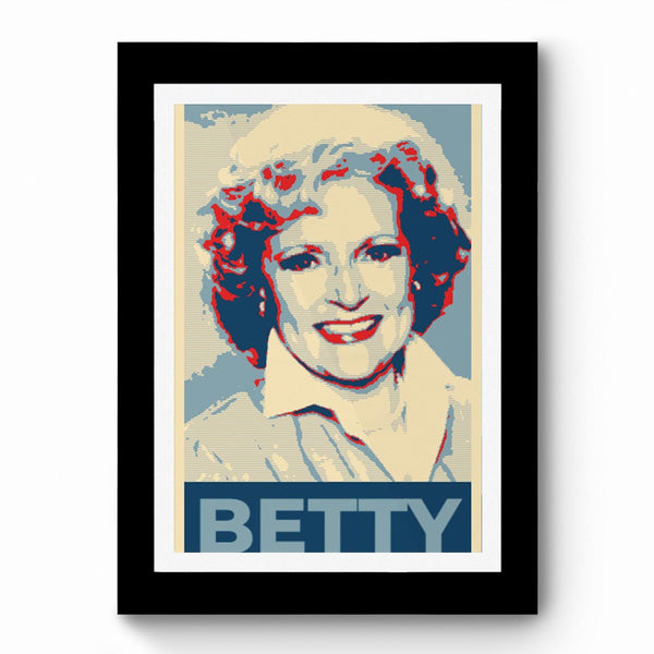 Betty White - Framed Poster