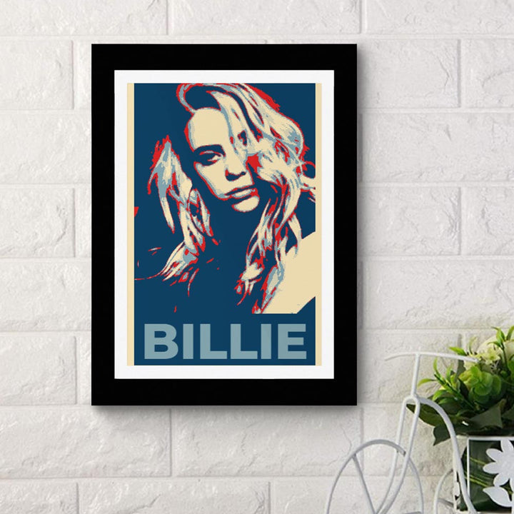 Billie-Eilish - Framed Poster