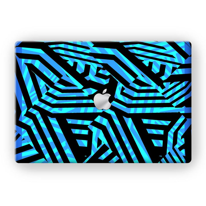 Binary Blue - MacBook Skins