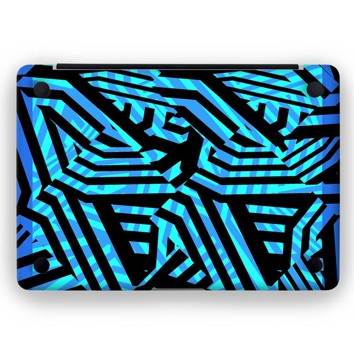 Binary Blue - MacBook Skins