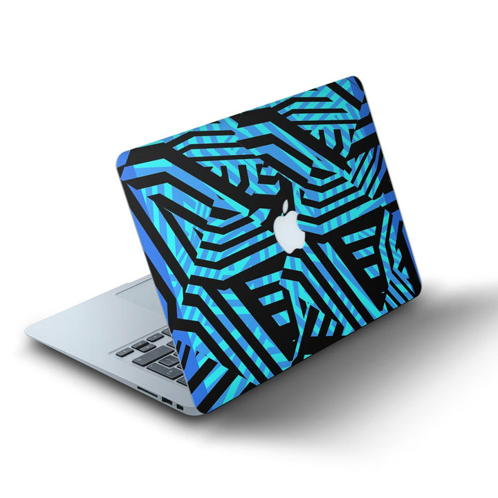 Binary Blue - MacBook Skins