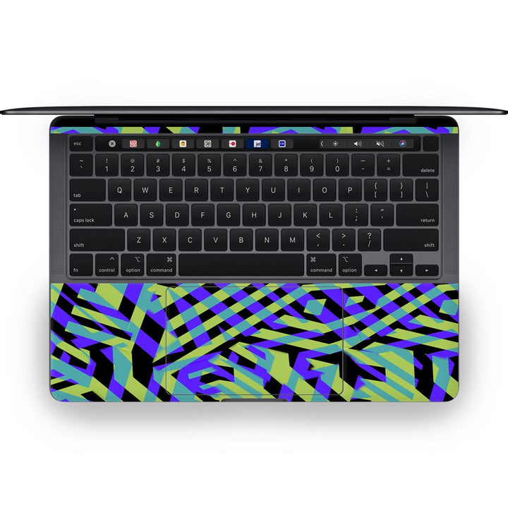 Binary Purple - MacBook Skins