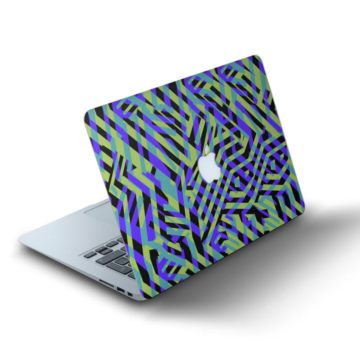 Binary Purple - MacBook Skins