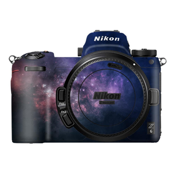 Black And Blue Nebula - Nikon Camera Skins