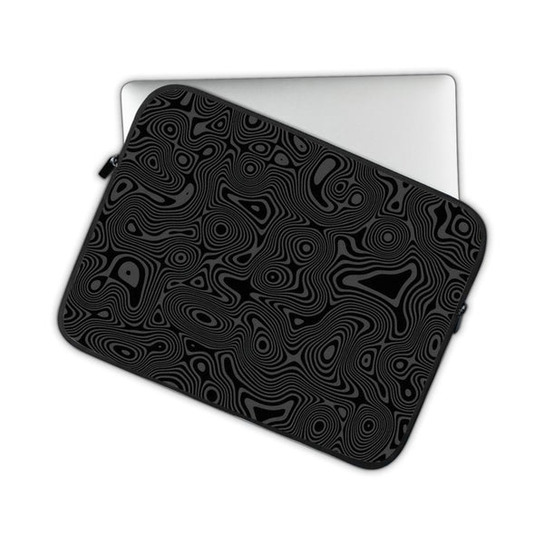 Black And White Damascus Steel - Laptop Sleeve