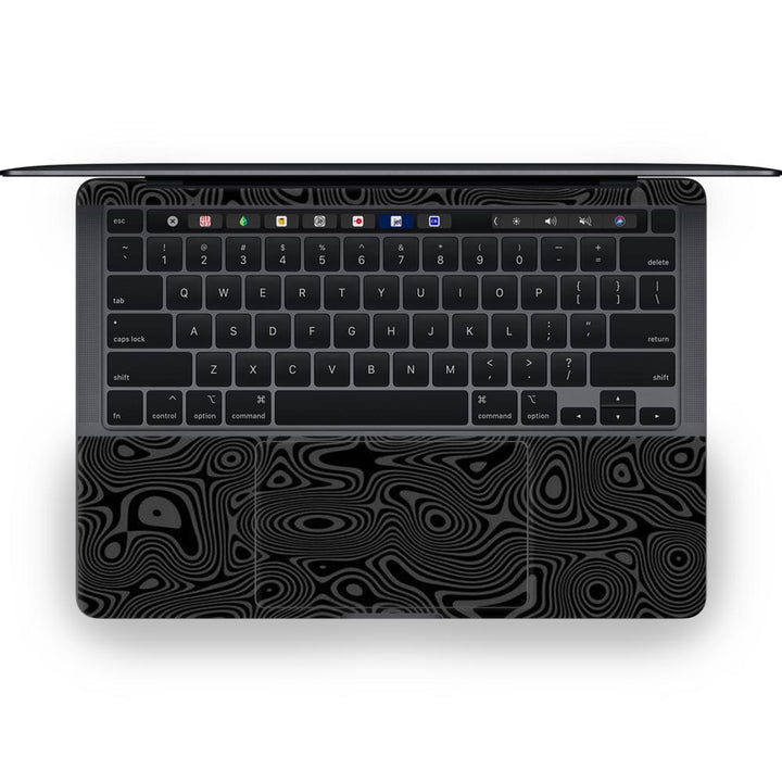 Black And White Damascus Steel - MacBook Skins