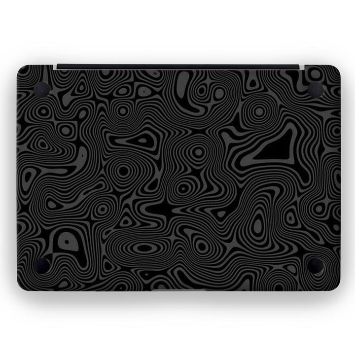 Black And White Damascus Steel - MacBook Skins