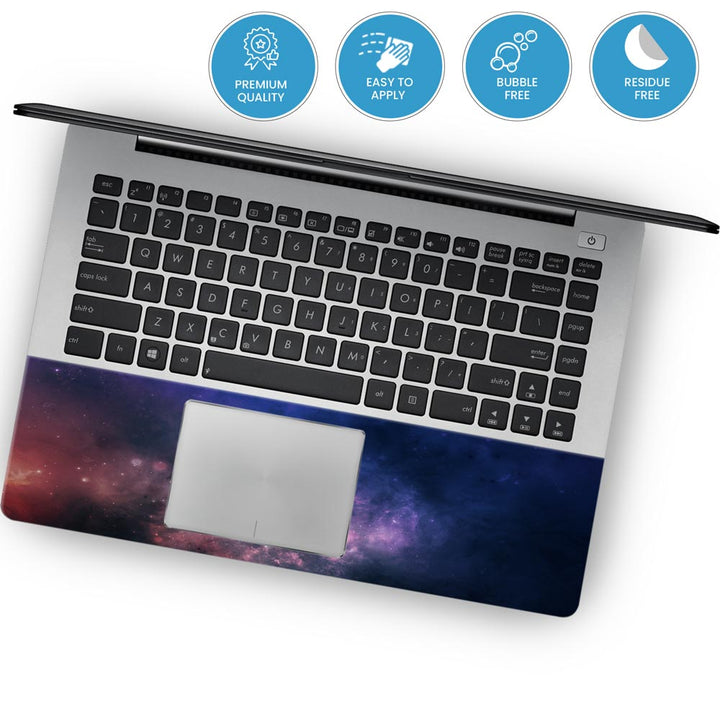 Black And Blue Nebula - Laptop Skins