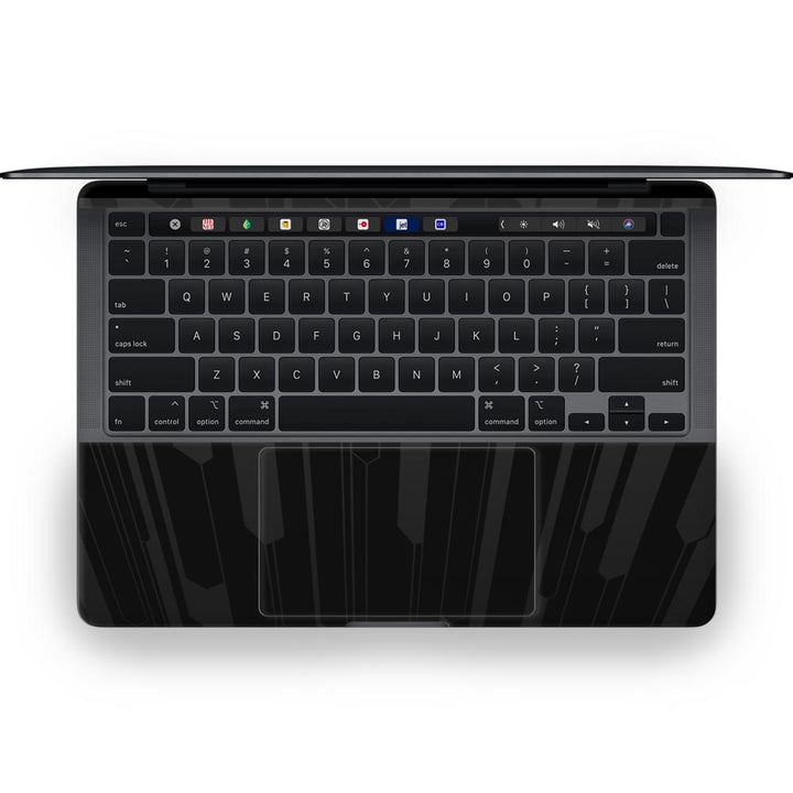 Black Cyber Wall - MacBook Skins