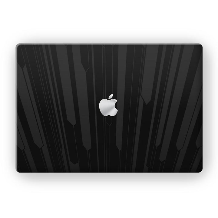 Black Cyber Wall - MacBook Skins