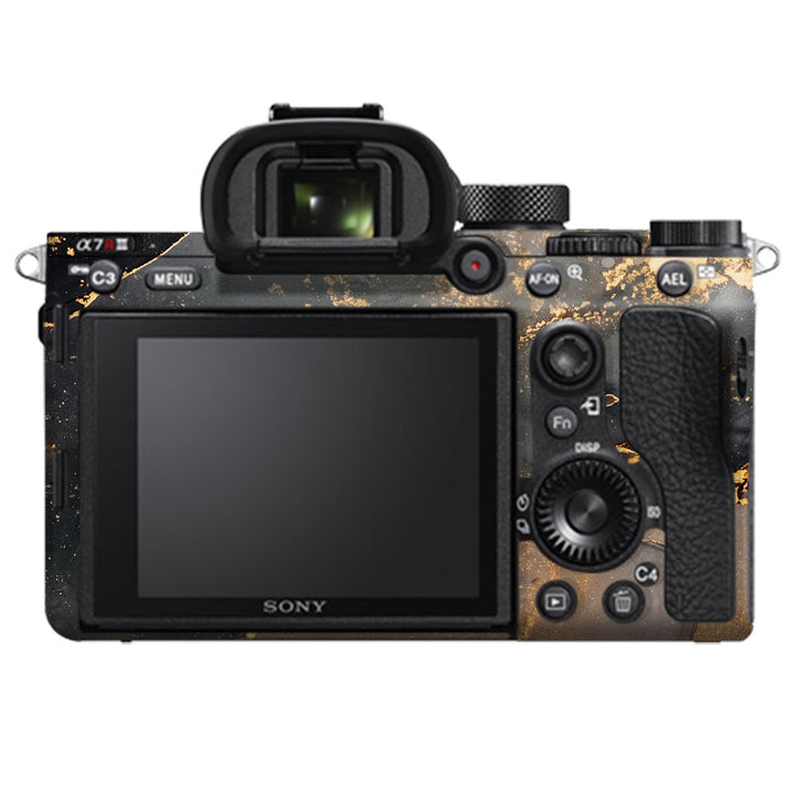 Black Gold Marble - Sony Camera Skins
