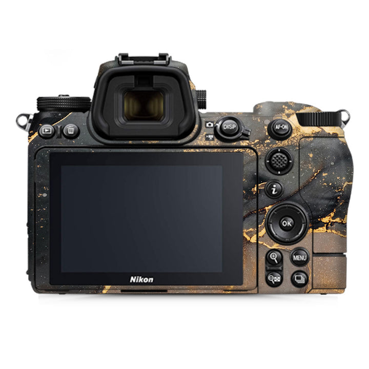 Black Gold Marble - Nikon Camera Skins