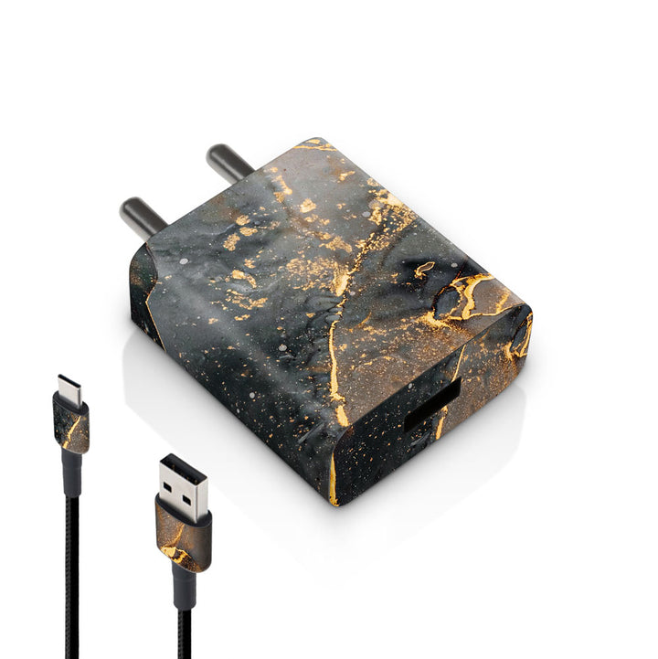 Black Gold Marble - MI 10W & 18W Charger Skin