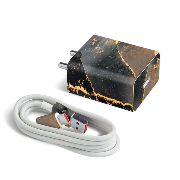 Black Gold Marble - MI 22.5W & 33W Charger Skin