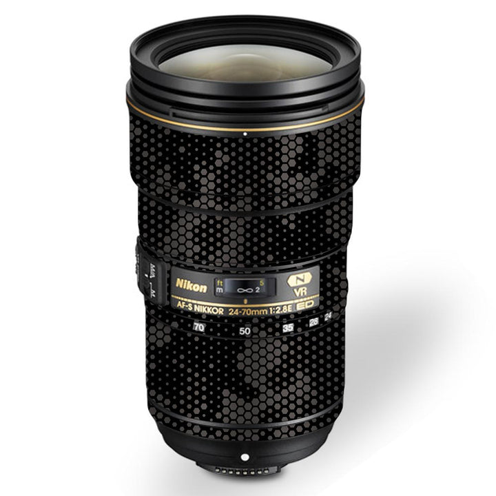 Black Hive Camo - Nikon Lens Skin By Sleeky India