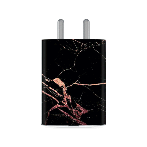 Black Marble - Nothing Phone (1) - Charger Skin