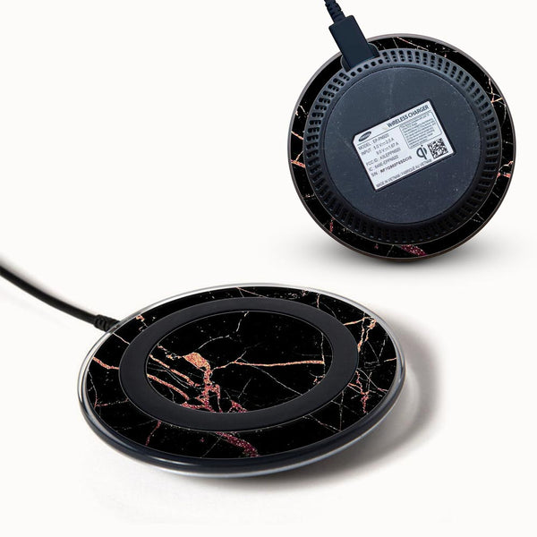 black marble skin for Samsung Wireless Charger 2015 by sleeky india