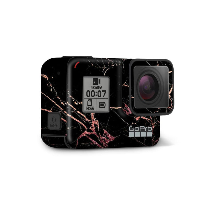 black marble skin for GoPro hero by sleeky india 