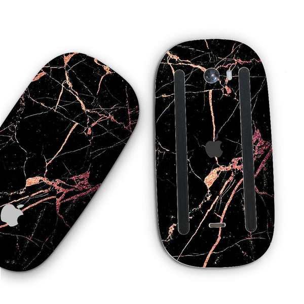 black marble skin for apple magic mouse 2 by sleeky india