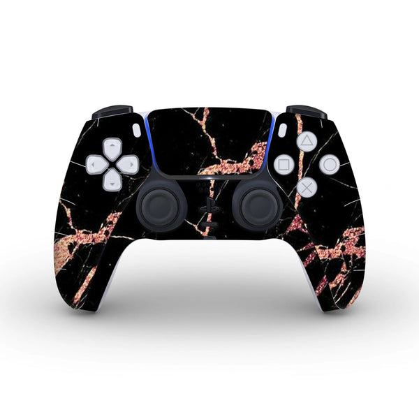 Black Marble - Skins for PS5 controller by Sleeky India