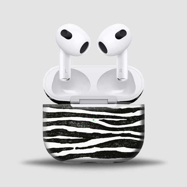 Black Waves - Skins for AirPods 3 By Sleeky India
