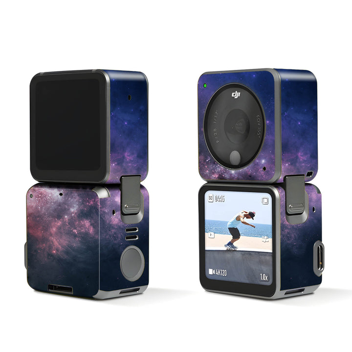 Black Blue Nebula Dji Action 2 