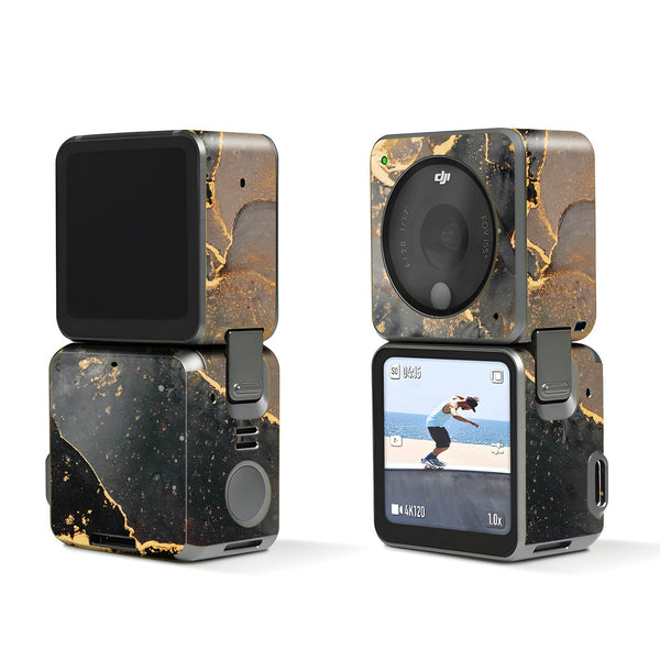 Black Gold Marble Dji Action 2 