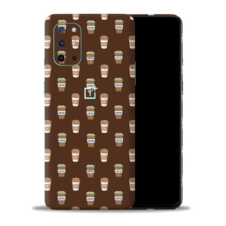 Black Coffee Pattern - Mobile Skin