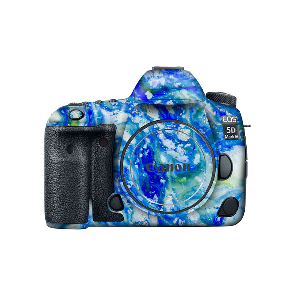 Blue Acid Marble - Canon Camera Skins