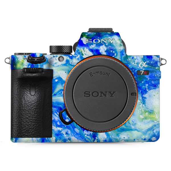 Blue Acid Marble - Sony Camera Skins