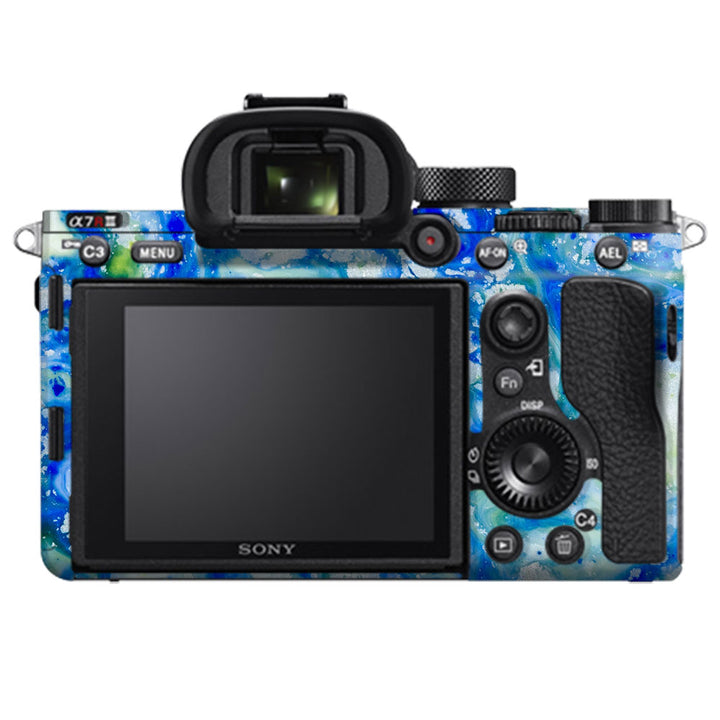 Blue Acid Marble - Sony Camera Skins