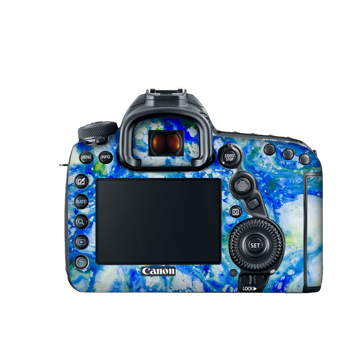 Blue Acid Marble - Canon Camera Skins