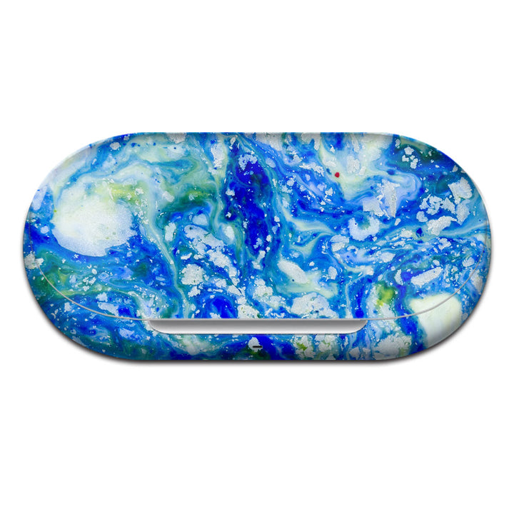 Blue Acid Marble - Oneplus Buds Z2 Skin