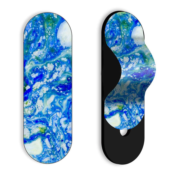 Blue Acid Marble -  Slider Mobile Grip