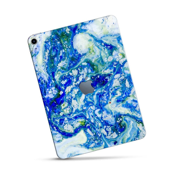 Blue Acid Marble - Apple Ipad Skin