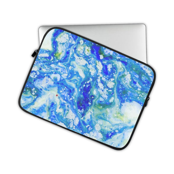 Blue Acid Marble - Laptop Sleeve