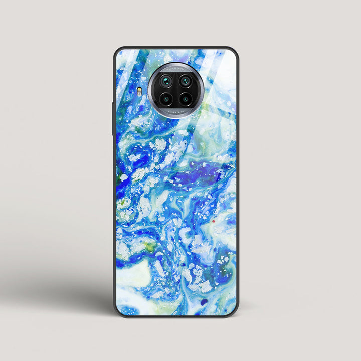 Blue Acid Marble - Xiaomi Mi 10i Glass Case