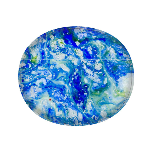 Blue Acid Marble - Oppo Enco Air 2 Skins