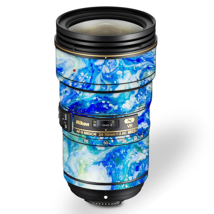 Blue Acid Marble - Nikon Lens Skin